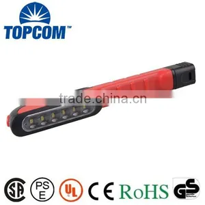6+1 LED ABS Pocket Mini Work Pen Light With Clip thumbnail-1