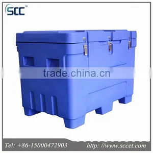 Rotational LLDPE Dry Ice Chilly Box With Wheels for Storing Dry Ice thumbnail-3