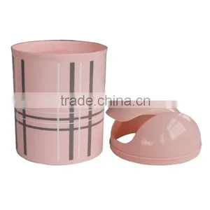 Eco-friendly Color Plastic Trash Can With Lid for Household thumbnail-1