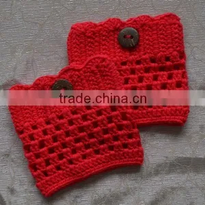 Wholesale Women Hand Knit Leg Warmers thumbnail-6