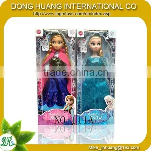2014 Fashion 11.5 Frozen Solid Anna and Elsa Frozen Dolls thumbnail-1