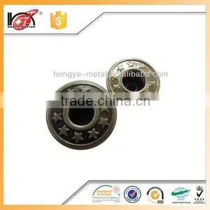 China Button Factory Silver Screw Shank Jean Metal Jeans Button thumbnail-5