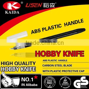 High Quality OEM Plastic Handle Rubber Grip Hobby Knife thumbnail-2