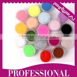 18 MIX Colors Acrylic Powder Nail of Dust 3D DIY Decoration Set thumbnail-1