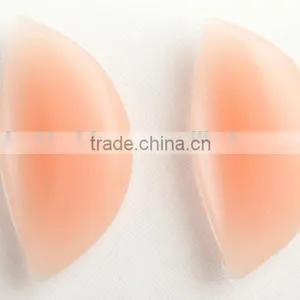 Ideal Fashions Swimsuit Silicone Padding Insert Swimwear Silicone Inserts Swimsuit Insert Pad "ox Horn" Shape Nude Silicone Bra thumbnail-5