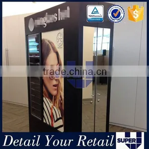 2016 Best Design MDF Board Movable Glass Shop Cabinets For Sunglass thumbnail-3