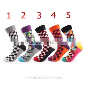 Wholesale Knitted Knee High Cotton Socks thumbnail-1