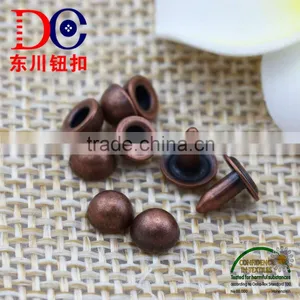 Plating Washable Mushroom Shape Copper Rivet for Leather thumbnail-4