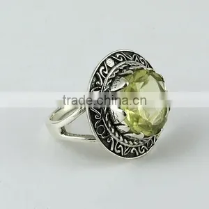 Royal Design !! Lemon Topaz 925 Sterling Silver Ring, Gemstone Silver Jewelry, Silver Jewelry Manufacturer thumbnail-1