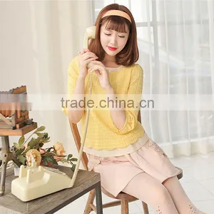 Fashion Ladies Plain Design T-shirt Full Sleeve thumbnail-1
