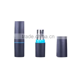 Shiny Black Round Simple Empty Custom Lipstick Tubes thumbnail-1