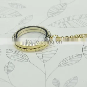 Trendy 30mm Memory Magnetic Glass Floating Lockets thumbnail-6