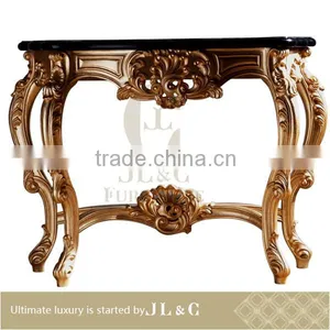 Newly Luxury Latest Design Solid Wood Luxury Wooden Console Table-JT13-09- JL&C Furniture thumbnail-1