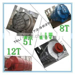 Tyre Used Pyrolysis Equipment to Oil With New Cooling System thumbnail-1