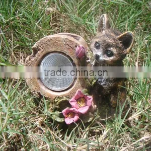 551862 CE ROHS Approval LED Solar Resin Light Garden Light thumbnail-2