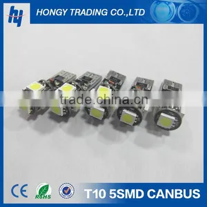 T10 Canbus Led 5SMD 5050 LED Car Bulb Canbus 12v 24v thumbnail-1