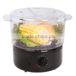 XJ-92214II 3 Layer 60 Minutes 7.2L Removable Parts Electric Steam Cooker ,CE ROHS Plastic Iptima Steamer for Sale thumbnail-4