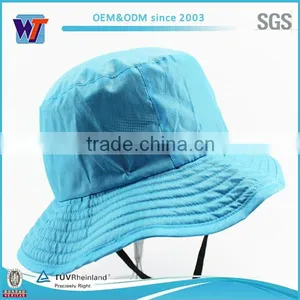 Custom Bucket Hat With String, Wholesale Blank Bucket Hat, Mesh Vented Bucket Hat thumbnail-1
