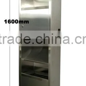 Paper Towel Dispenser, Hand Dryer, Waste Bin Combination thumbnail-2