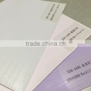 500*300D, 440g Glossy/Matt Frontlit/Backlit PVC Flex Banner Roll thumbnail-1