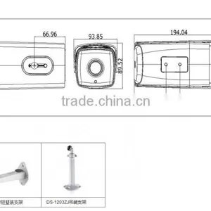 DS-2CD3T45-I5 4MP IP Camera H.265 EXIR Network Bullet Camera Similar Model of DS-2CD2T42WD-I5 IR Night Vision Infrared thumbnail-5