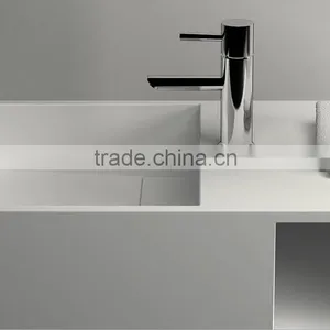 Sanitary Ware Wall Hung Acrylic Solid Surface Wash Basin,Artificial Stone Washing Basin thumbnail-5