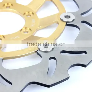 Street Bike Aluminum Alloy Motorcycle Wave Floating Brake Disc Rotor thumbnail-5