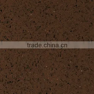 Pollution Resistant Artificial Quartz Stone Flooring Tile thumbnail-1