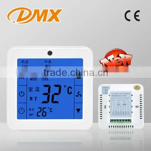LCD Digital Display Room Heating Thermostat Touch Screen thumbnail-1