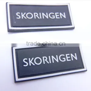 Personalized Designed Logo Embossed PVC Sew on Labels thumbnail-6