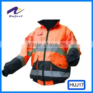 High Visibility Orange & Black Life Jacket thumbnail-1