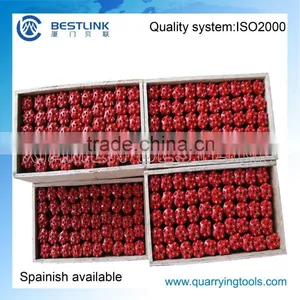 32mm and 34mm Tungsten Carbide Taper Drill Button Bit for Stone Quarrying thumbnail-6