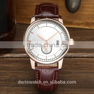 2015 Top Brand Best Fashion Genuine Leather Watches Men Wrist Watch,leather Western Wrist Watches thumbnail-5
