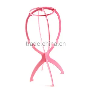 Factory Price Multi Colors Wig Display Stand, Cheap Plastic Wig Stand thumbnail-6