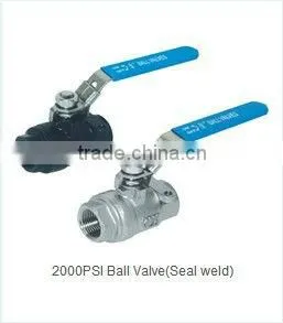 2-PC Ball Valves 2000PSI Seal Welded Full Bore thumbnail-1