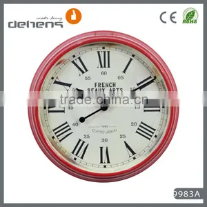 Decor Shabby Chic Antique Vintage Wall Clock for Home Decor thumbnail-1