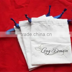 Wholesale China Shanghai Factory Cheap Price New Model Custom Canvas Bag Drawstring thumbnail-3
