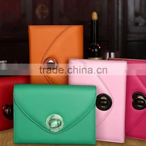 Handbag Style Lock Custom Notebook With Power Bank thumbnail-6