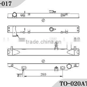 Radiator Coolant Auto Plastic Parts for Car Parts Accessories With Radiator Plastic Tanks thumbnail-3