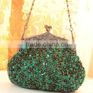 2014 Wholesale Elegant Fashion Party Bag Vintage Bead Evening Bag thumbnail-1