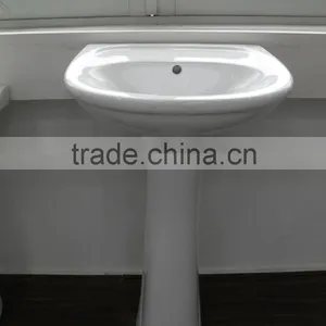 Cheap Price Ceramic Pedestal Washbasins DW203 thumbnail-1