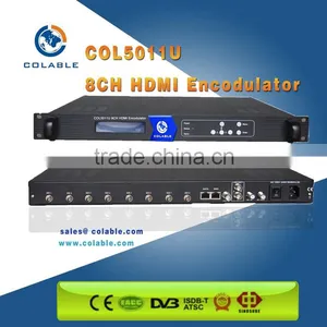 CATV 4/8 Channels HD MI/ CVBS/ SDI to ATSC Encoder Modulator thumbnail-1
