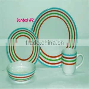16pcs Stoneware Dinnerware Set,china Supplier,cheap Kitchenwares Popular Stoneware Tableware thumbnail-2