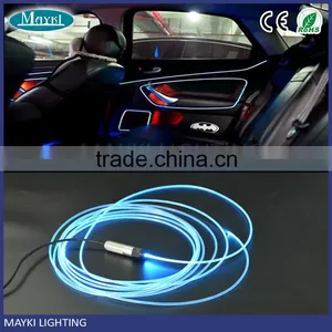 6mm Size Polymer Side Glow Optical Fiber Optic Lighting Cable thumbnail-5