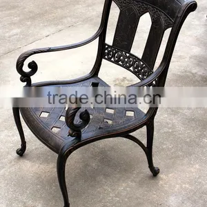 2016 Hot Selling Cast Aluminum Outdoor Patio Set 7-Piece Powder Coated With Rectangle Table thumbnail-2
