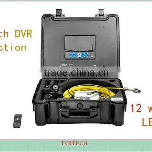 TVBTECH Video Sewer Pipe Inspection Camera With 420 TV Lines and DVR With Text Writer thumbnail-1