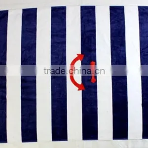Beach Towel of Navy Symbol thumbnail-2
