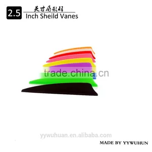 2.5inch Shield Arrow Vane, Fletching With Different Colors of Arrow Vanes thumbnail-2