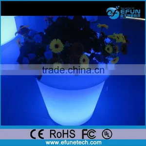 Decorative Rgb Color Flower Illuminated Vases,led Glow Planter Flower Pots thumbnail-3
