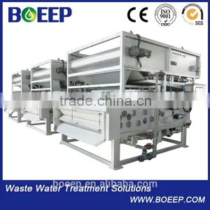 High Sludge Dewatering Capacity Gravity Belt Filter Press Equipment thumbnail-1